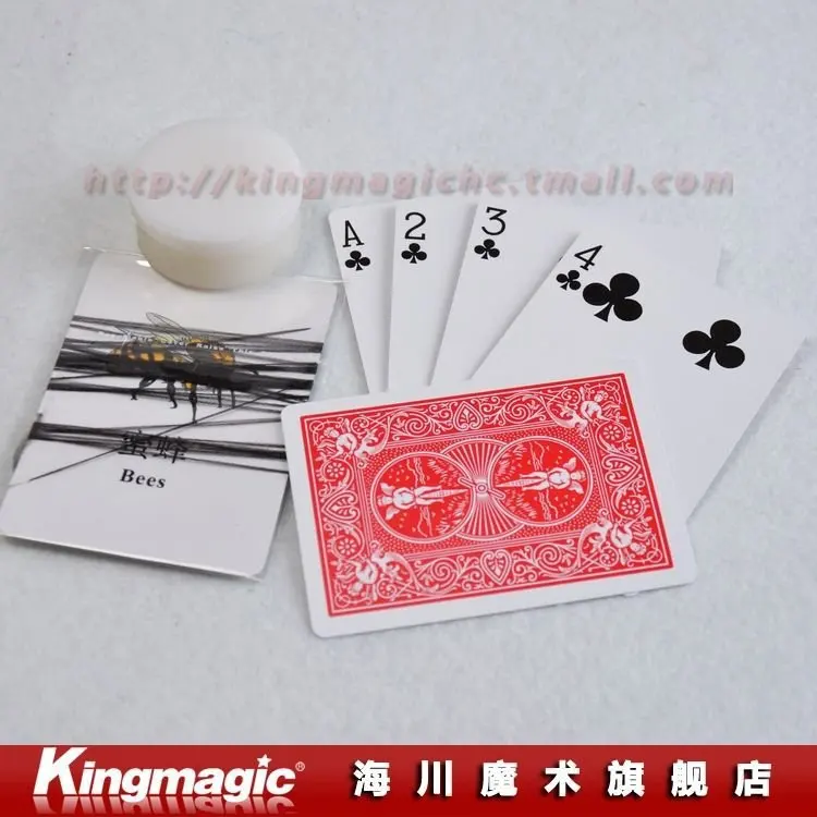 

The Hummingbird Card UFO Card Floating card magic props hidden line magic+ wax+card