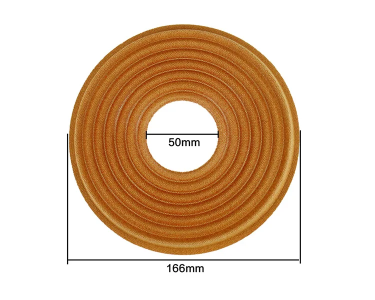Ghxamp 166 мм Паук пружинная накладка сабвуфер динамик пуля волна шрапнель запчасти для ремонта динамика Diy внутренний диаметр 50 мм 2 шт