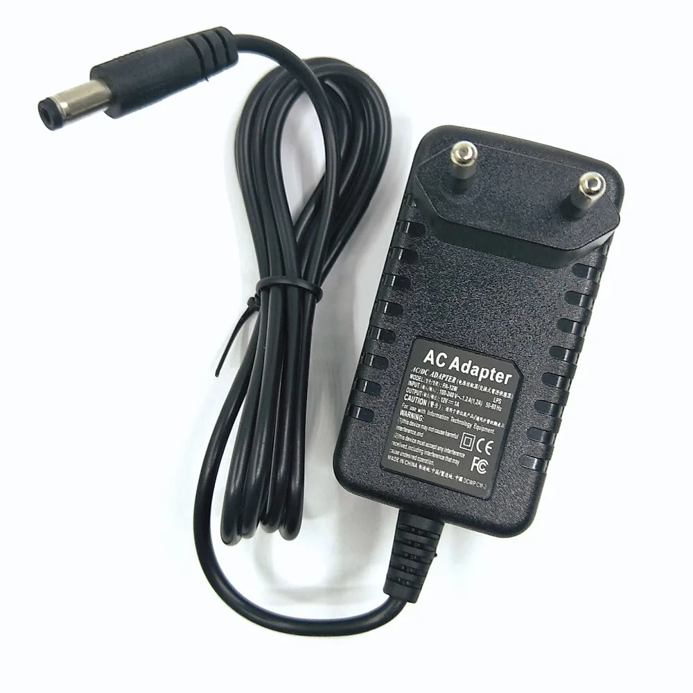 PA 12W 100 240 V AC к DC адаптер питания зарядное устройство 12 1A EU вилка 5 5mm x 2 для