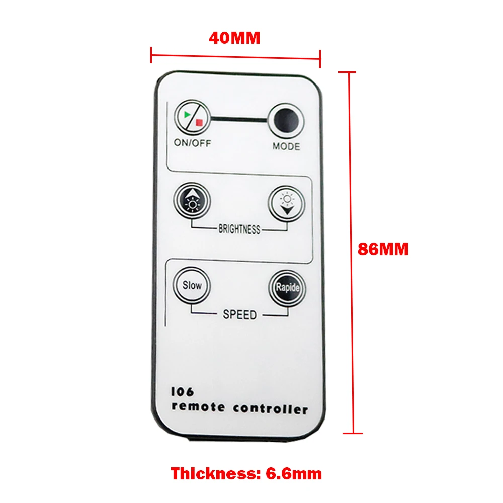 DC5V-24V Мини светодиодный Одноцветный диммер 6key IR светодиодный пульт дистанционного управления 6A 144 Вт для 5050 3528 3014 5630 одноцветный светодиодный контроллер 1 шт