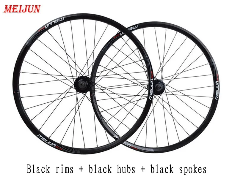 Excellent 20inch 406  26inch  meijun thread flywheel wheelset suitable for 7 speed 21 speed annuler mountain bike wheels rim 1