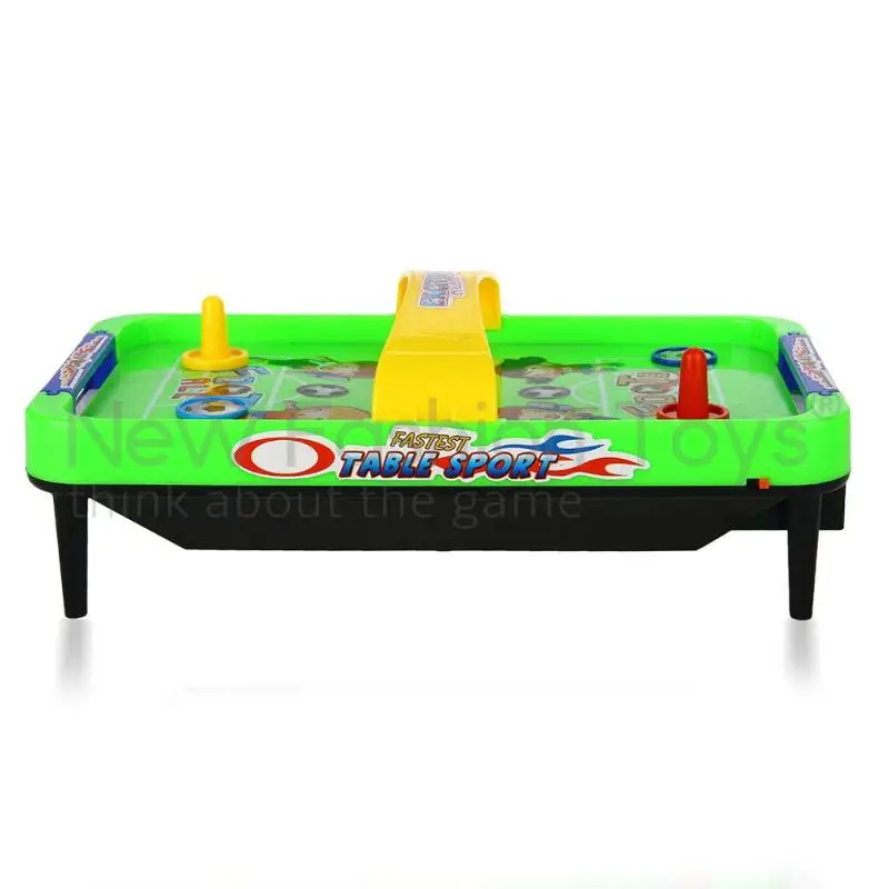 Battery Operated Mini Air Hockey Table Board Toy Kids Child Indoor