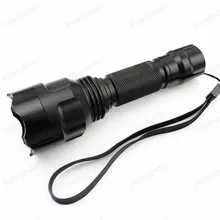 New arrival aluminum flashlight long range strong light rechargeable LED flashlight beam concentration and stability LED lamp
