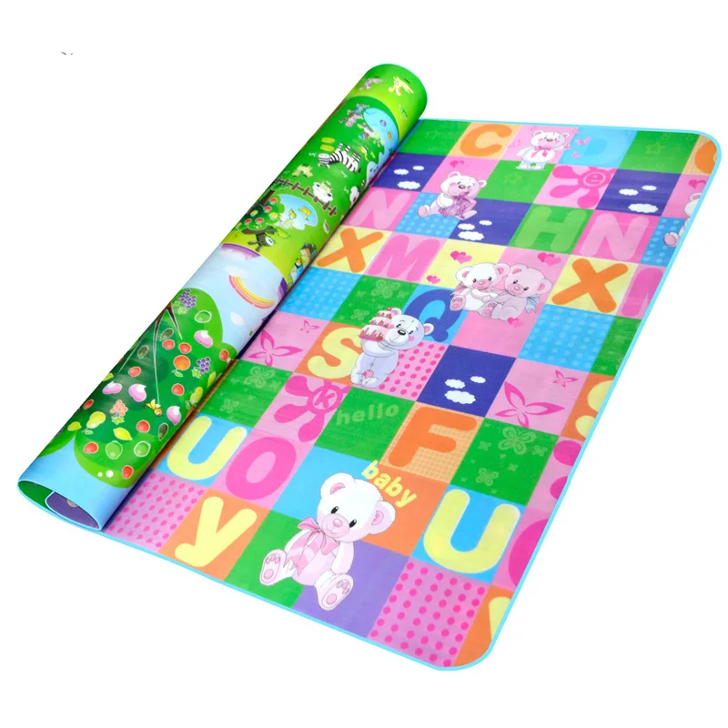 Медведь+ жираф игровые коврики для детские игрушки для младенцев игрушки коврик-головоломка для детей развивающий ковер Детский ковер для игр