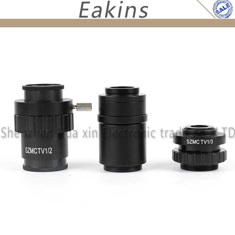 Goedkoop 0.5X 0.3X 1X C mount Lens Adapter 1 2 CTV Adapter Voor 1X SZMC TV1 2 SZMC TV1 3 Trinoculaire Stereo Microscoop Camera Accessoires