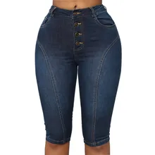 JAYCOSIN, новинка, модные женские джинсовые шорты до колена с высокой талией, на пуговицах, с карманами, прямые поставки 522W