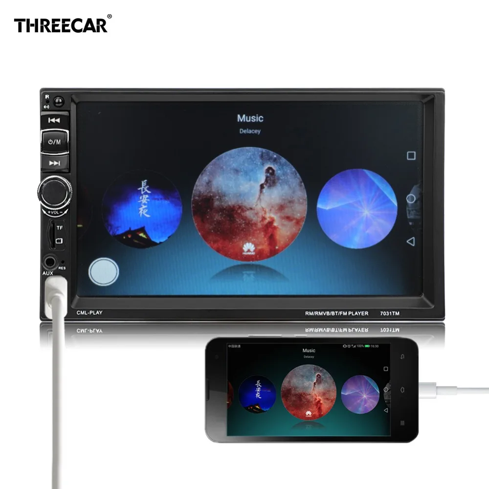 2 Din Android Car Radio 7 Mirror Link Car Stereo Mp5 Player With Touch Screen Multimedia