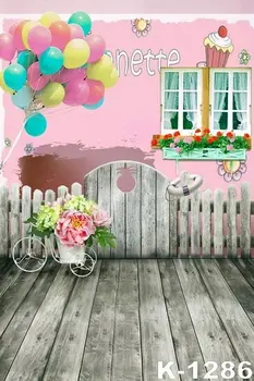 

Backdrop Wedding Photography Custom Wooden Floor Photo Vinyl Photographic Backgrounds For Photo Studio Ballons