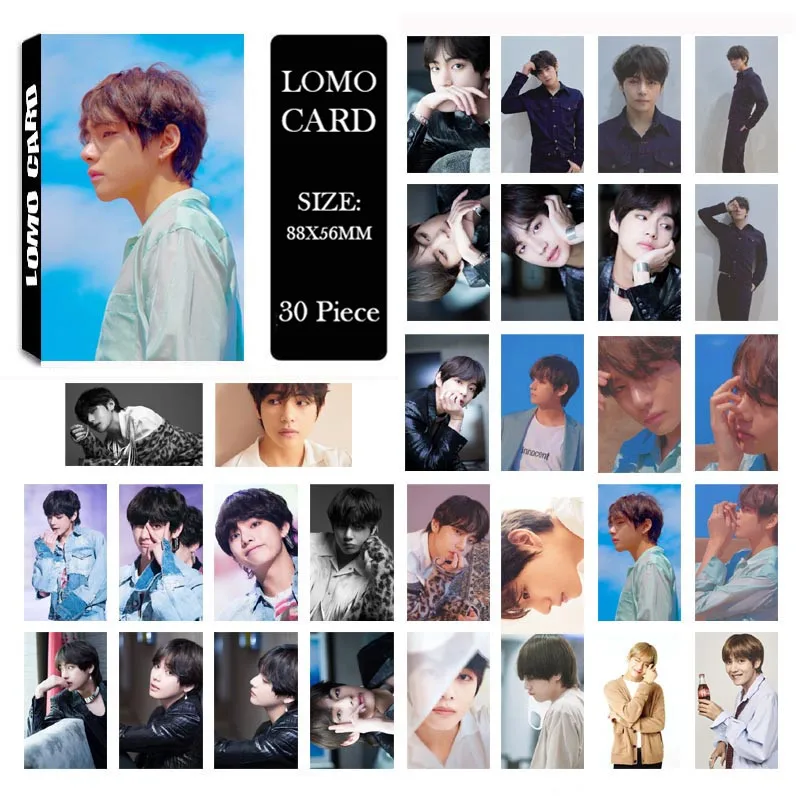 KPOP Bangtan Boys поддельные LOVE YOURSELF слеза новый альбом ломо карты K POP самодельные