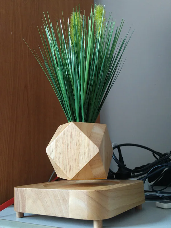 

magnetic levitation flower pot