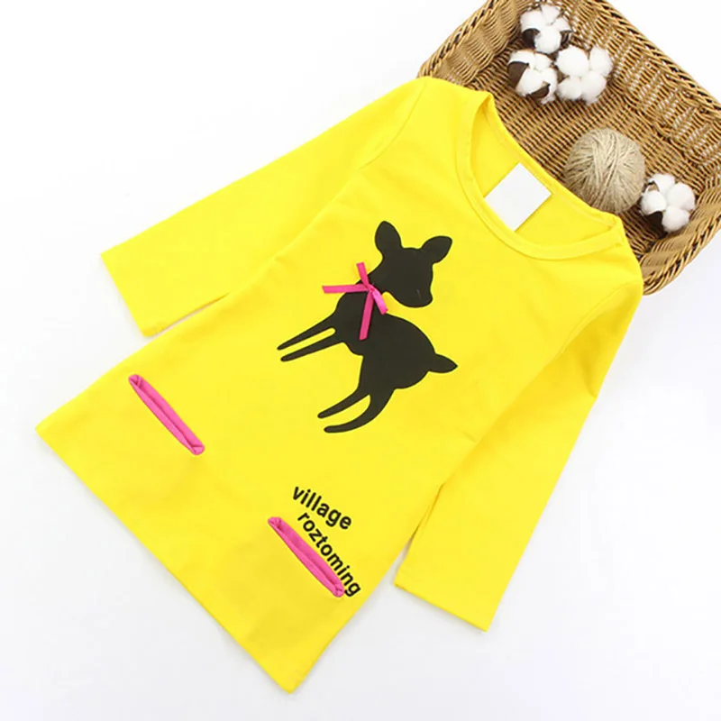 Artishare/Детское платье для девочек; платье для девочек с героями мультфильмов; одежда для детей-подростков; весенние вечерние платья для девочек 6, 8, 10, 12, 14 лет - Цвет: Yellow