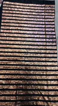 

Nigerian french net Lace S-10916 Embroidered sequins Lace Fabric with for bridal dress