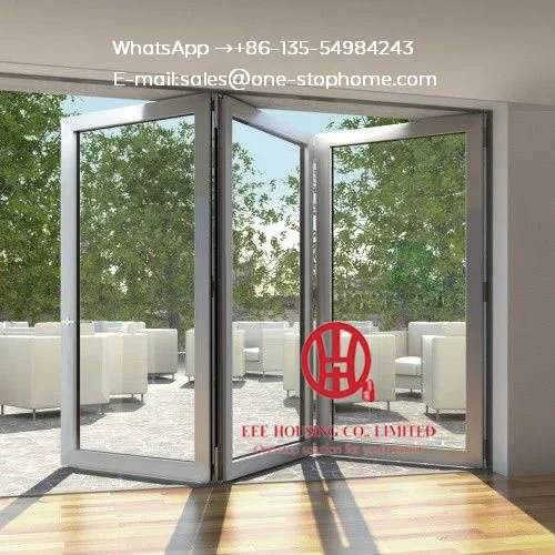 Us 4580 0 New Design Sliding Bifold Glass Doors Interior Patio Doors For Villa Use Exterior Room Dividers Soundproof Insulated Glass In Doors From