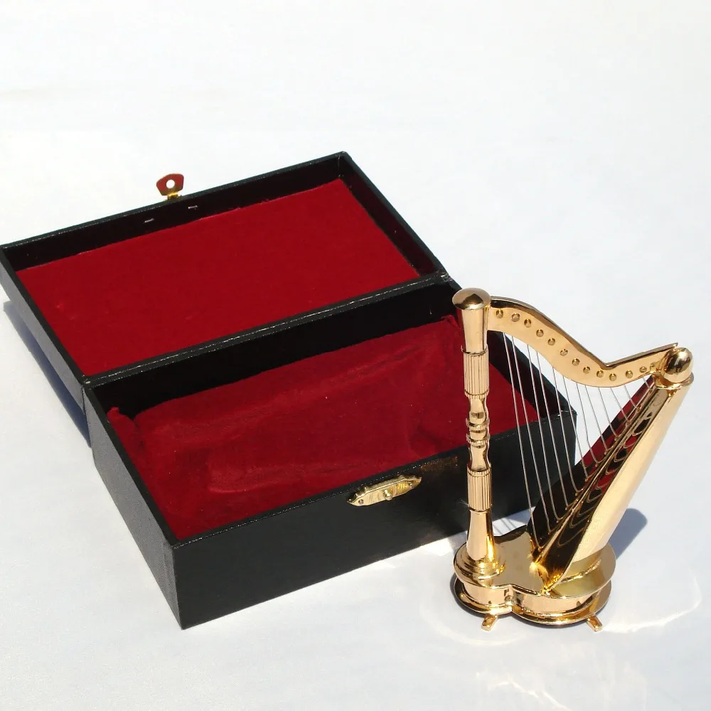 HR 13 MINI HARP,mini harp model,scale model harp 13CMin Toy Musical