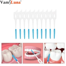 200 шт., Мягкая Силиконовая зубная нить, межзубная щетка, зубная палочка, зубочистка s, зубочистка s, зубочистка, зубочистка, уход за полостью рта, щетка для чистки