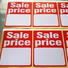 1000 шт./партия 76x89 мм распродажа ценник магазин рекламная бумажная этикетка наклейка, пункт № PD13