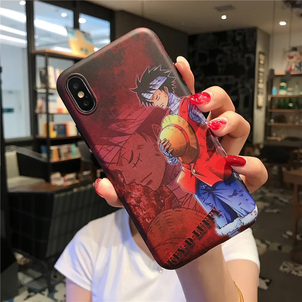 One Piece funda Case for iphone 11 Pro Max Japan Anime Luffy Zoro Naruto TPU back cover for iPhone XR XS Max 8 7 6 6S Plus Coque