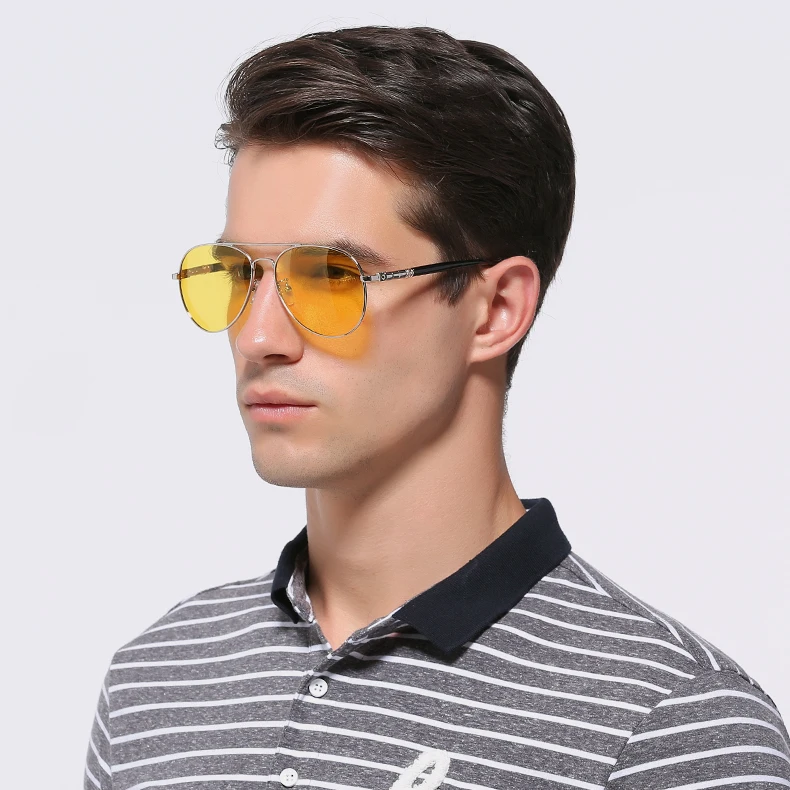 KINGSEVEN 3PCS Combined Sale Night Vision Sunglasses Square