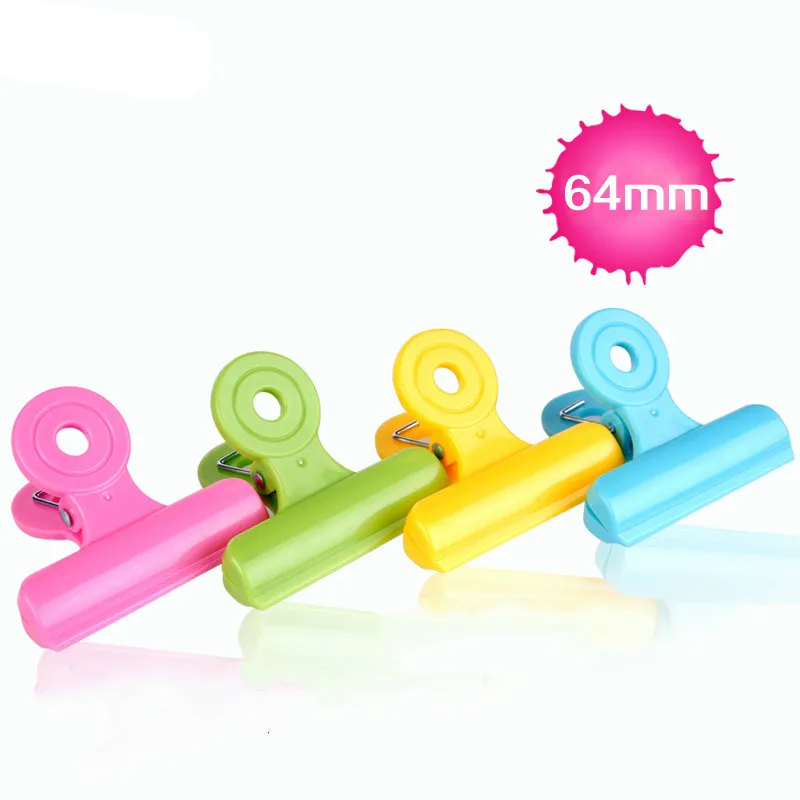 

Deli clamp colorful plastic circular clip student test paper memo clip Office file storage folder office school storage supplies