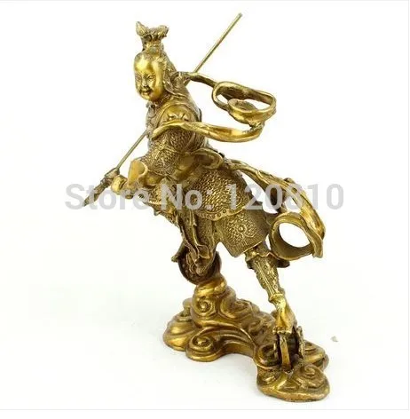 

Third Prince Nezha feng shui ornaments copper / bronze ornaments / Nazha bronze statue crafts