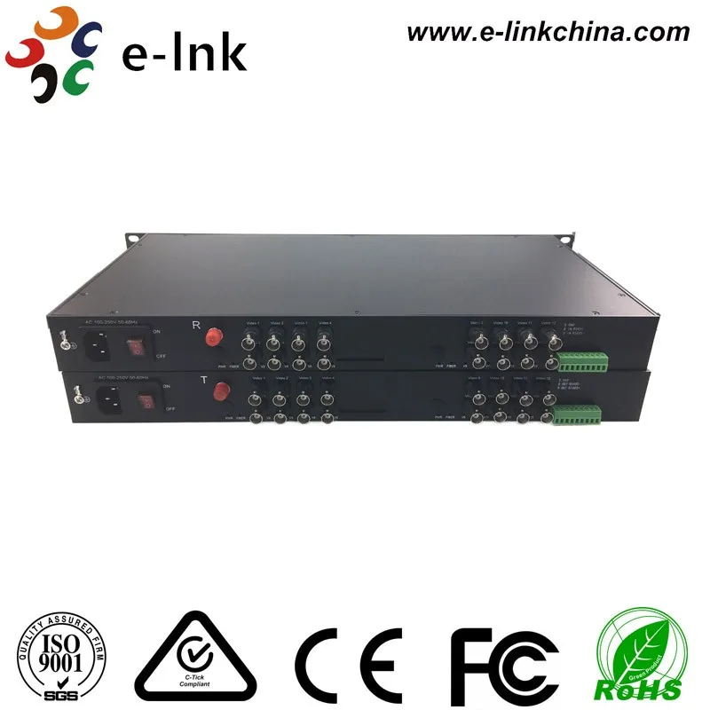 16ch HD CVI TVI AHD fiber transceiver 1