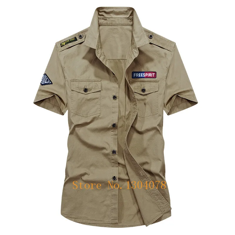 Новое поступление мужская одежда Tace& Shark брендовая Повседневная рубашка мужская хлопковая Летняя мужская рубашка Стиль милитари