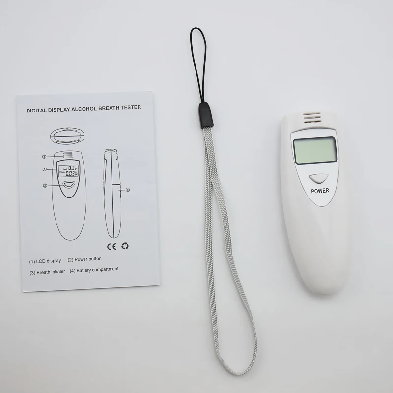 Портативный Тестер спирта дыхания измерители концентрации lcd Высокоточный Алкотестер Цифровой Профессиональный Алкотестер дыхания