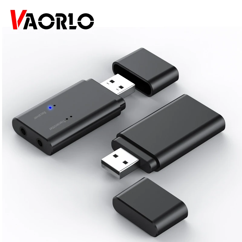 VAORLO USB 5,0 беспроводной Bluetooth адаптер 2 в 1 аудио Bluetooth передатчик приемник для автомобиля 3,5 мм мини стерео для ТВ головной фон