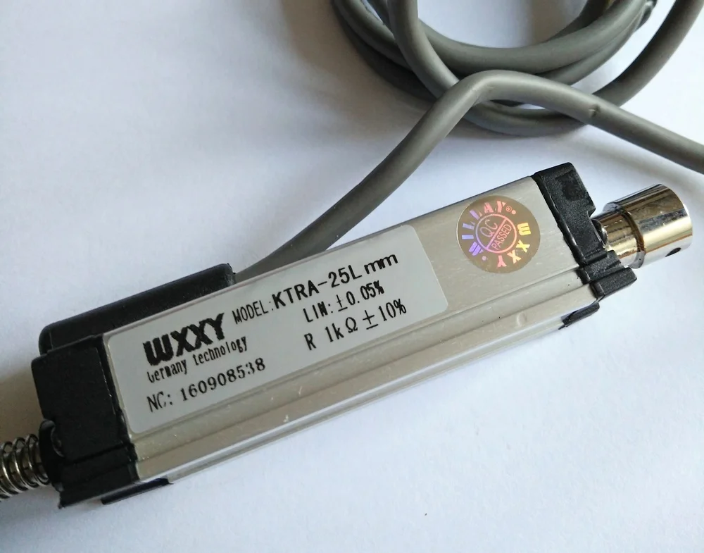 Sensor de Deslocamento Potenciômetro para a Máquina de Moldagem por Injeção Linear Mini Régua Eletrônica 25mm Posição Transdutor Ktr - Image 5