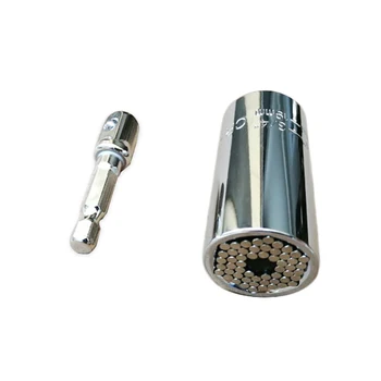 

Universal Torque Wrench Head Set Socket Sleeve 7-19mm Power Drill Ratchet Bushing Spanner Key Multi Hand Tools