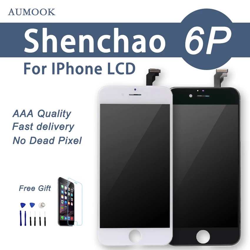 10 шт. 100% для ShenChao качество 5 дюймов ЖК экран iPhone 6 plus жидкокристаллический дисплей