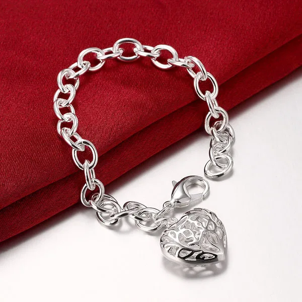 Посеребренный браслет, покрытый серебром модные ювелирные изделия твердый широкий браслет KDH269