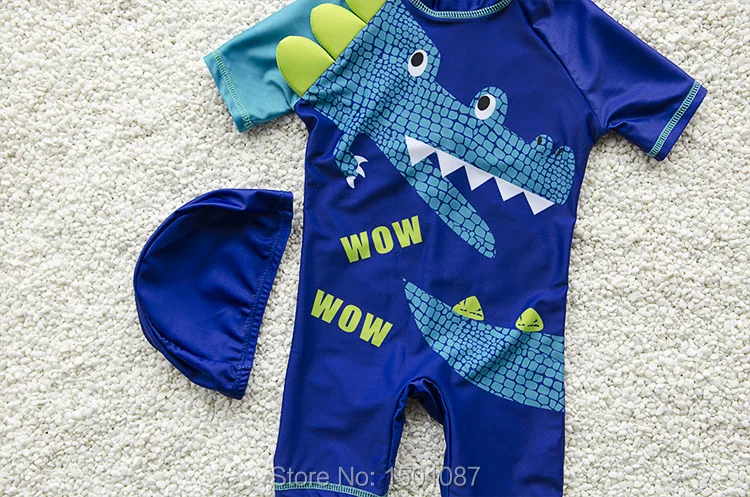 One-pieces Crocodilo Projeto Infantil Terno De Banho Crianças Beachwear 1-10Years