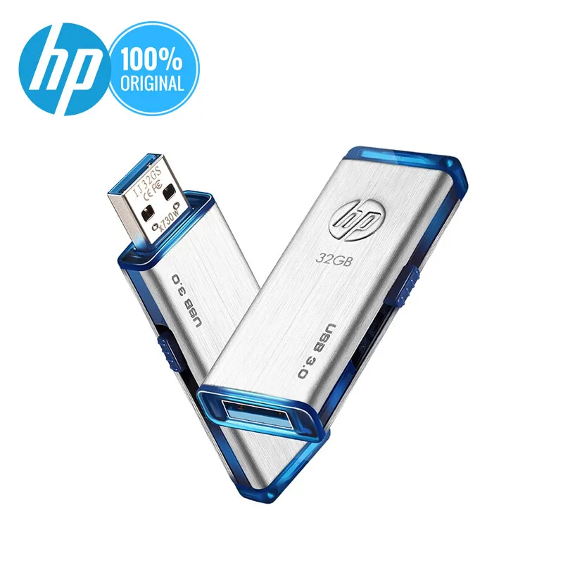 

HP USB Flash Drive 128gb 64gb 32gb 16gb Pen Drive Metal USB 3.0 128gb 256gb 512gb Big Storage Pendrive Original New Memory Stick
