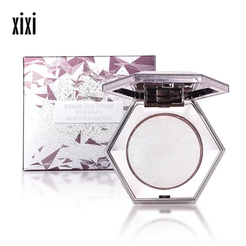 

Xixi brand face makeup highlighter cream shiny diamond silver body shimmer pigment waterproof glitter highlighter powder AC081