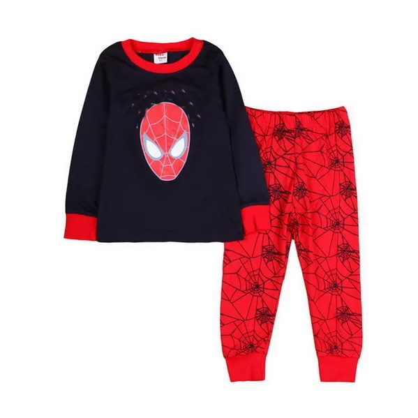 Детские пижамные комплекты с длинными рукавами хлопковые рождественские пижамы для мальчиков, одежда для сна, пижама для девочек, комплект одежды для малышей Удобная YW280 - Цвет: STYLE  9