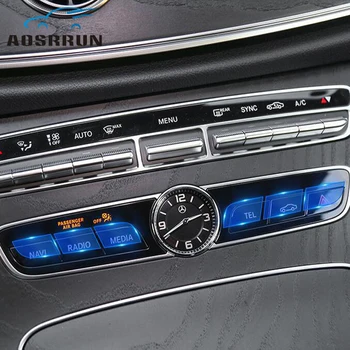 

Clock position button film Clock position floor film Protective film For Mercedes-Benz new C-class 2015 2016 2017 2018 2019 W205