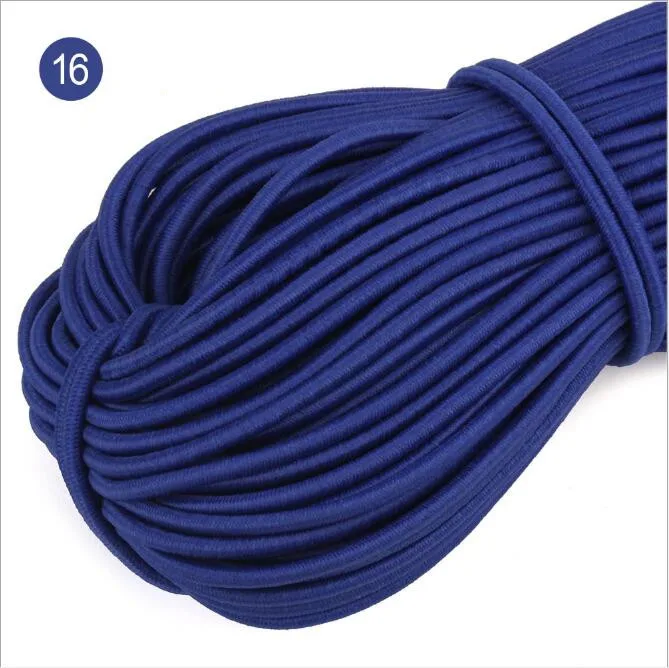 5 ярдов 2,5 мм красочные круглые эластичные ленты растягивающийся эластичный шнур резинки для самостоятельного пошива одежды аксессуары