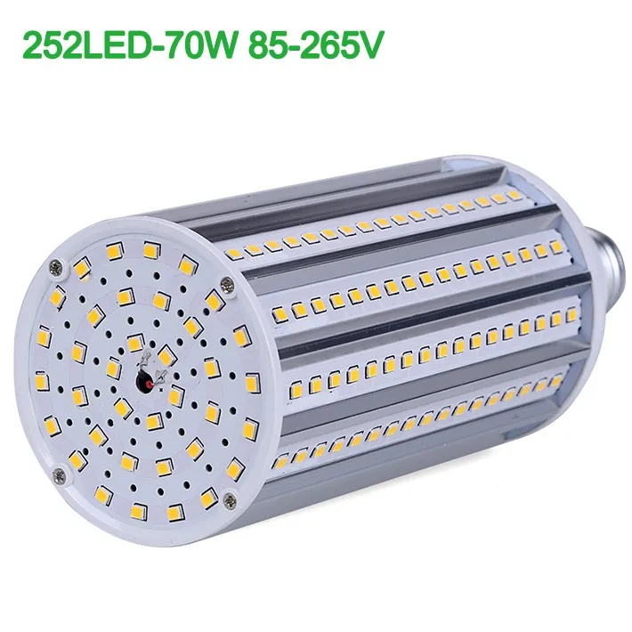Bombillas светодиодный Кукуруза лампа E27 20 Вт 30 Вт 40 Вт 50 Вт 70 Вт AC 85 В- 265 В лампада Алюминий Светодиодный лампочки кукурузы SMD2835 светодиодный