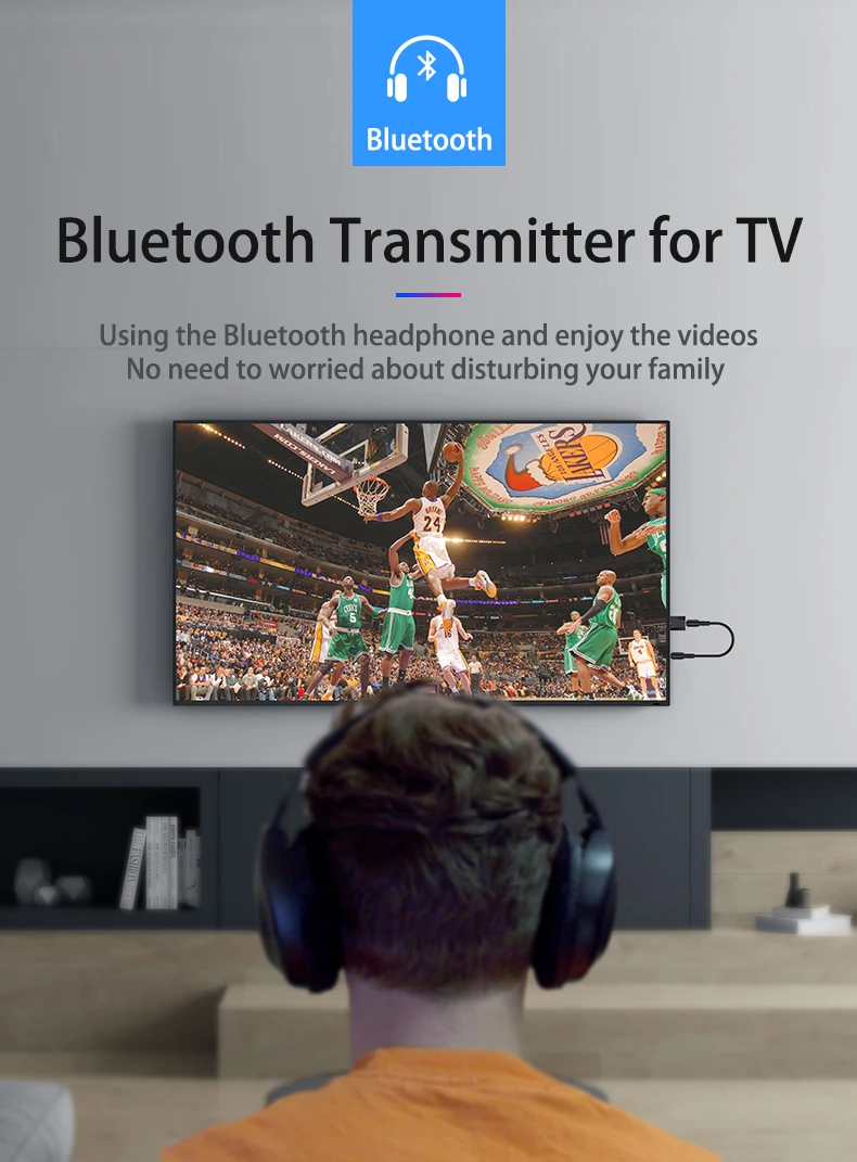 Bluetooth transmitter for TV