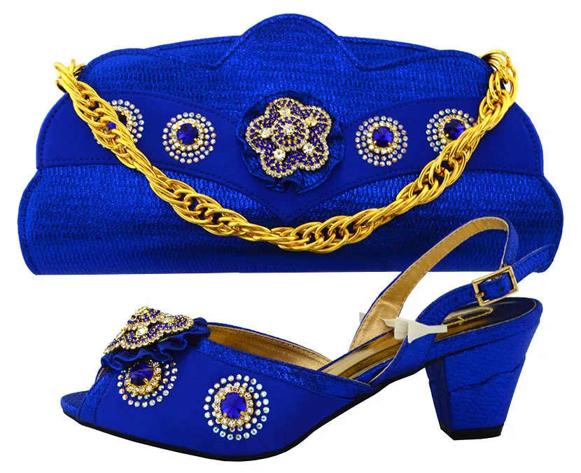 2017 New Coming African Sandals Italian Shoes and Bag To Match with Set Matching Bags For WUW1-35 | Обувь