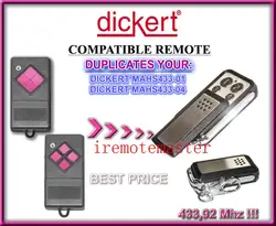 2 шт. dickert совместимый пульт дистанционного управления mahs433-01, mahs433-04 Бесплатная доставка
