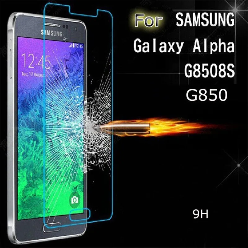 Высококачественное Закаленное стекло для samsung Galaxy Alpha G850 G850F G8508S Защитная пленка для экрана