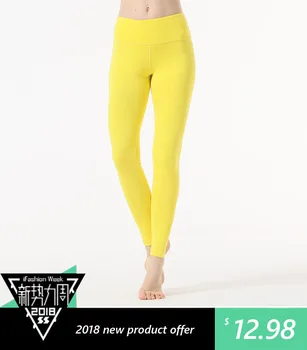 

Yellow Yoga pants Women Gym Yellow Running Tights Yellow Sports Pink Yoga Pants Patchwork Fitness Women pants yoga leggings
