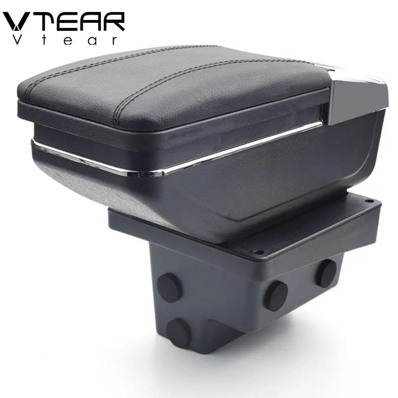 Vtear For Volkswagen Tiguan Armrests box central Store content box with