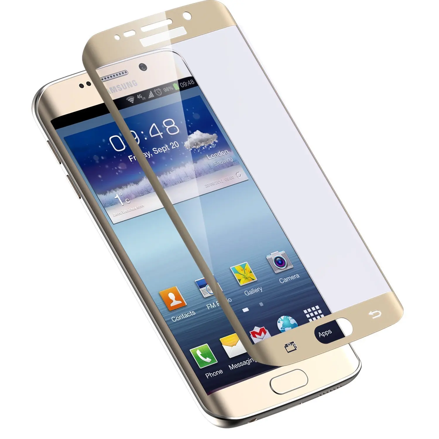 Buy Ascromy Full Cover Screen Protector for Samsung