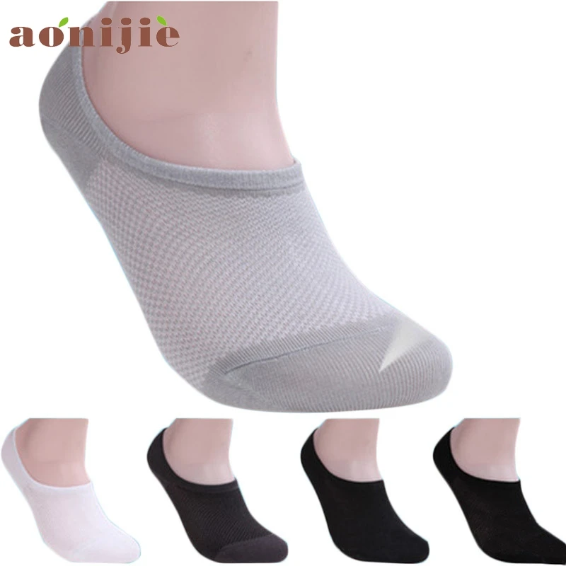

5Pair Summer Boat Socks men Low Socks Invisible Cotton Net Socks Slippers Mens Boys Workout sports Outdoor Camping socks Jan20YP