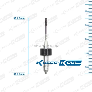 

Dental CAD/CAM milling drills for Yenadent system 40x4x2mm Zirconia/Alloy/PMMA/Wax block milling burs CNC cutters 6 pcs/lot