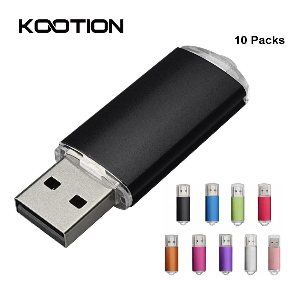 10pcs/lot Portable USB Flash Drive Pendrives 64GB Cheap USB 2.0 Memory