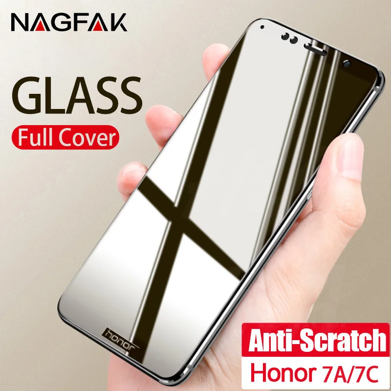 Защитное стекло для huawei Honor 7A Pro AUM-AL29 7C закаленное защитное 2.5D изогнутое |